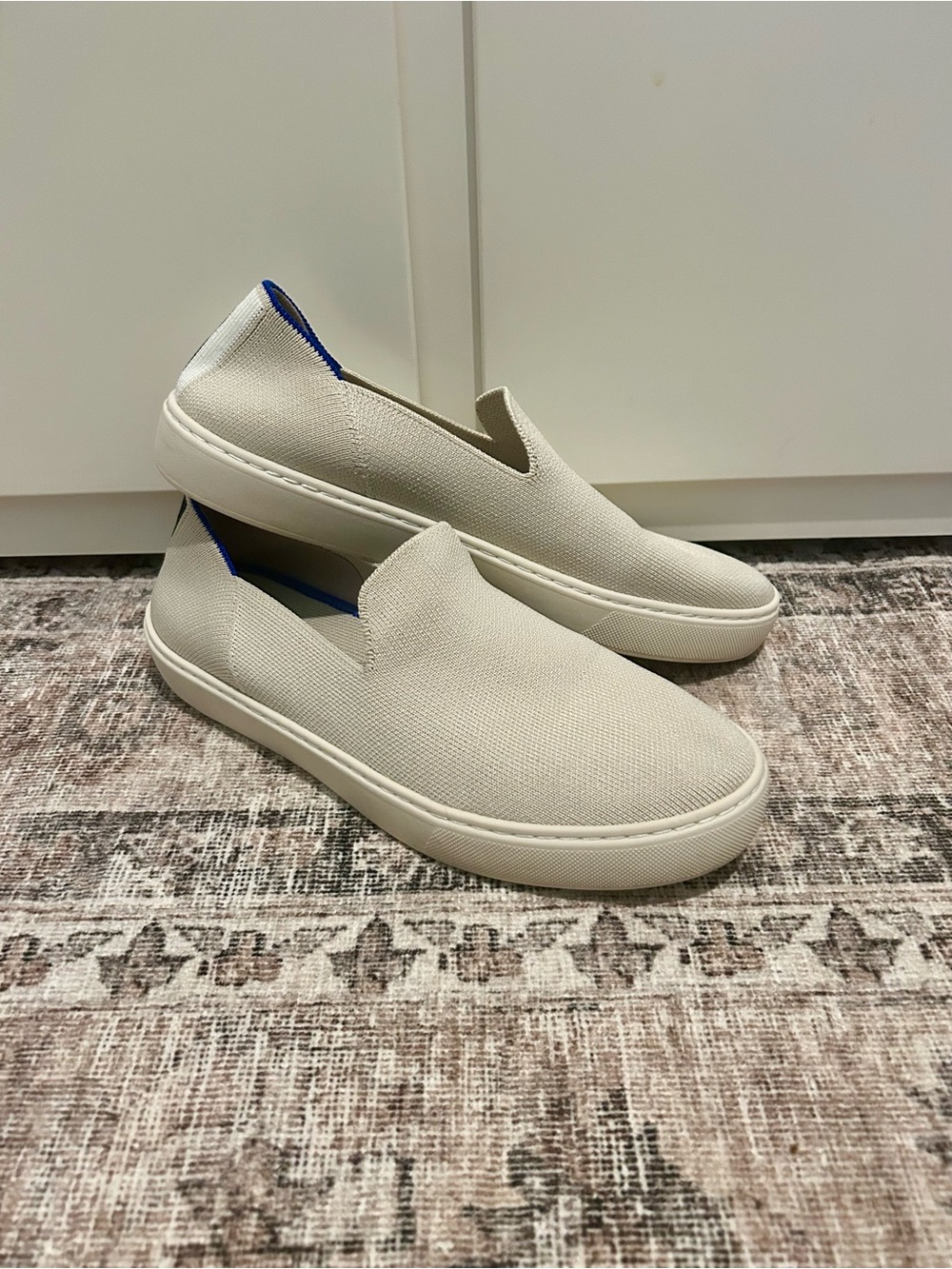 Rothy’s The Original Slip On Sneakers in Sand Color - Size 8 - Picture 4 of 13